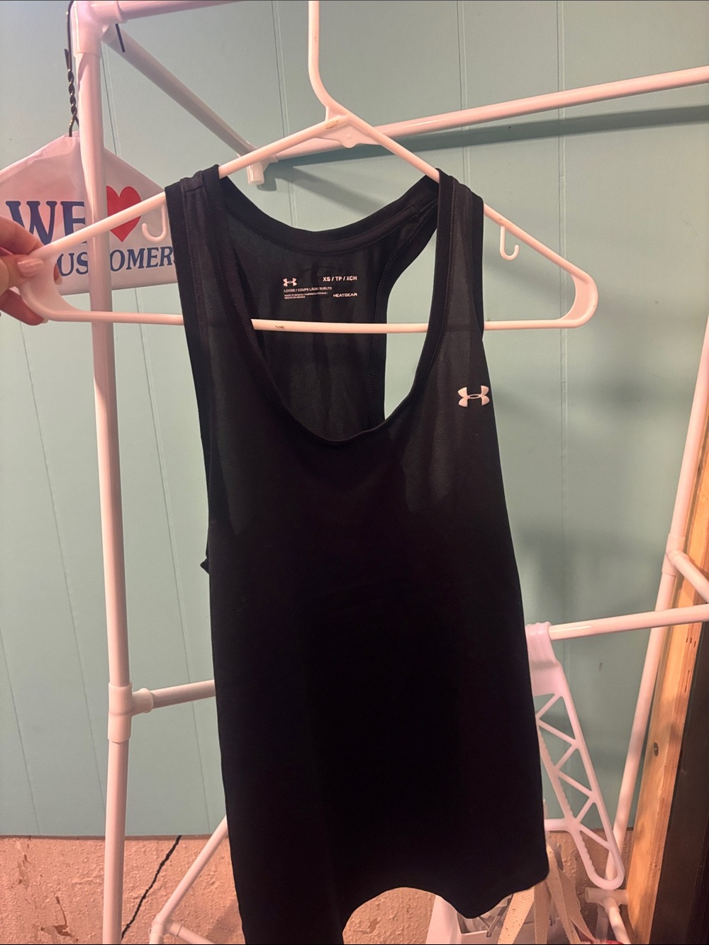 Under Armour Black Performance Racerback Tank